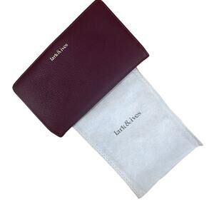 Lark & Ives Vegan Collectibles Continental Snap Wallet with Dust Bag